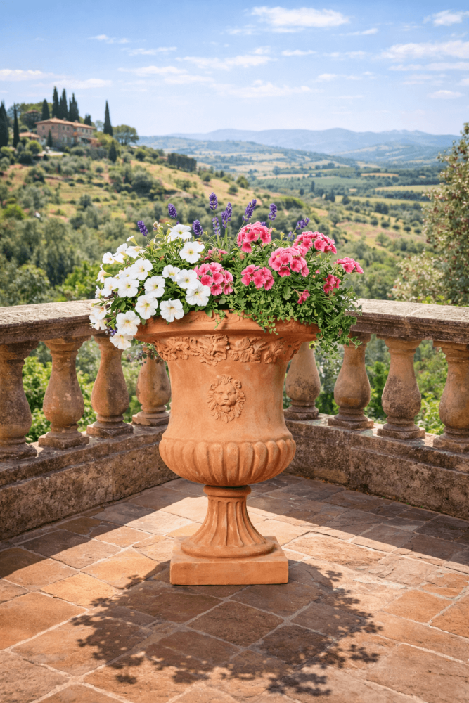 Preview: Coupe en terre cuite d’Impruneta de style Médicis